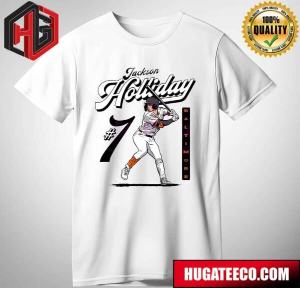 Jackson Holliday Baltimore Orioles Baseball Player MLB T-Shirt