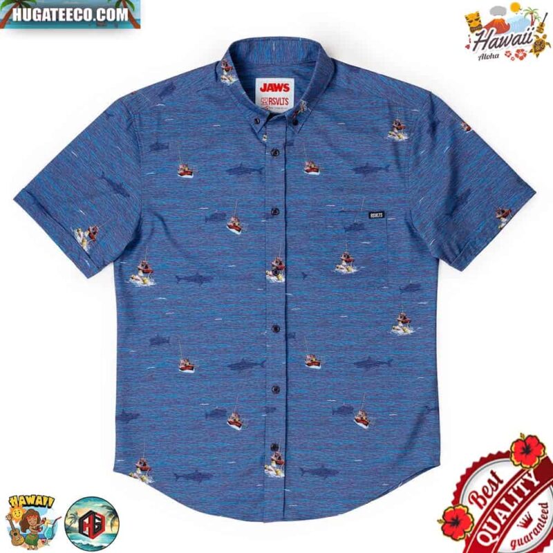 Jaws Eating Machine RSVLTS Collection Summer Hawaiian Shirt