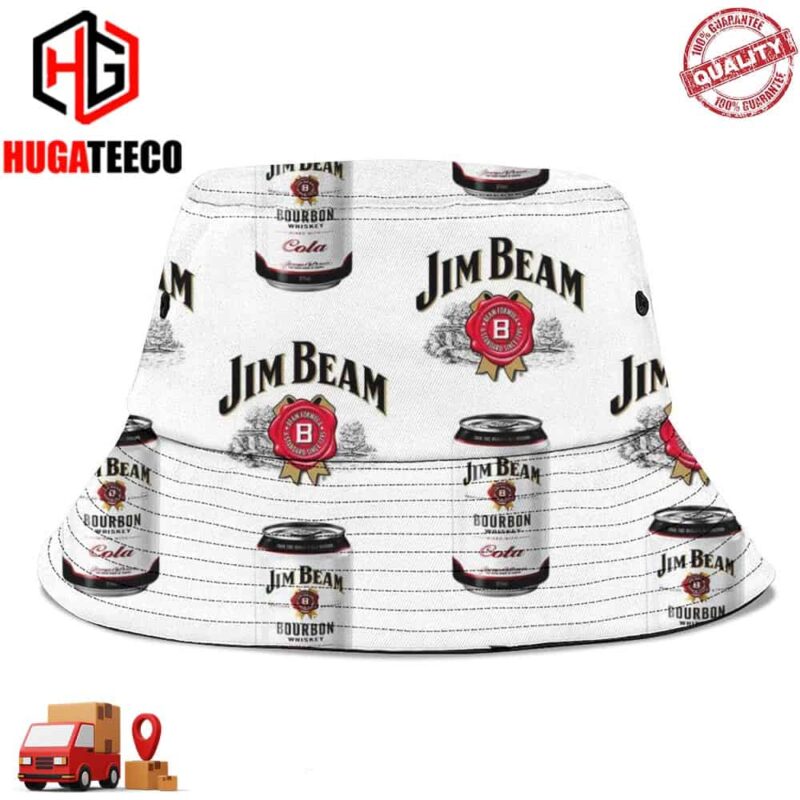 Jim Beam Bourbon Infusion With Cola Summer Headwear Bucket Hat-Cap For Family