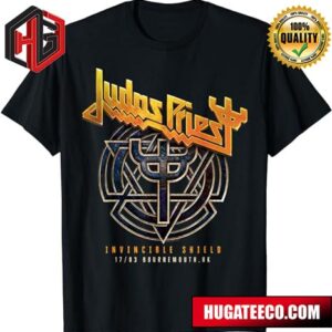 Judas Priest Invincible Shield Tour 2024 Bournemouth Merchandise T-Shirt