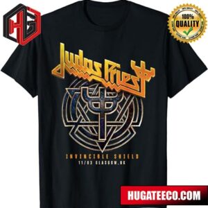 Judas Priest Invincible Shield Tour 2024 Glasgow Merchandise T-Shirt
