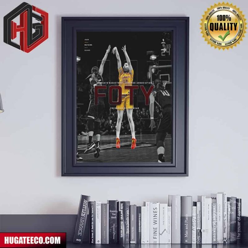Juju Watkins Usc Women’s Basketball Has Been Named The WBCA Freshman Of The Year Poster Canvas