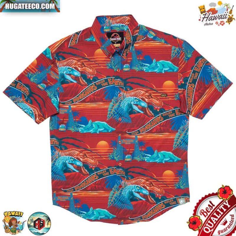 Jurassic Park Don’t Move RSVLTS Collection Summer Hawaiian Shirt