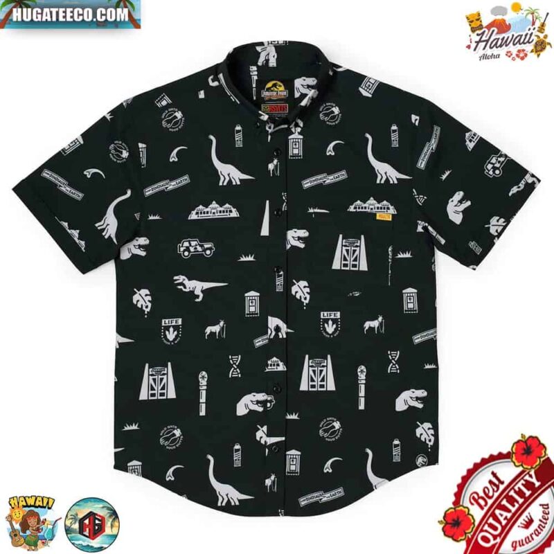 Jurassic Park Life Finds A Way RSVLTS Collection Summer Hawaiian Shirt