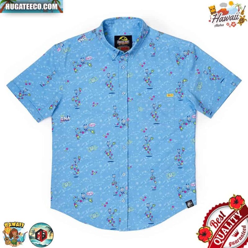 Jurassic Park Mr Dna RSVLTS Collection Summer Hawaiian Shirt