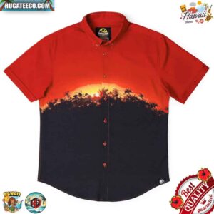 Jurassic Park Patented And Packaged RSVLTS Collection Summer Hawaiian Shirt