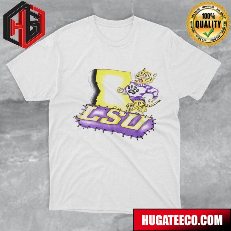 LSU Tigers Cactus Jack Goes Back To College Travis Scott x Fanatics x Mitchell And Ness With NCAA March Madness 2024 T-Shirt