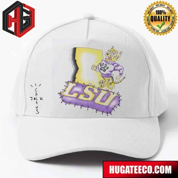 LSU Tigers Cactus Jack Goes Back To College Travis Scott x Fanatics x Mitchell And Ness With NCAA March Madness 2024