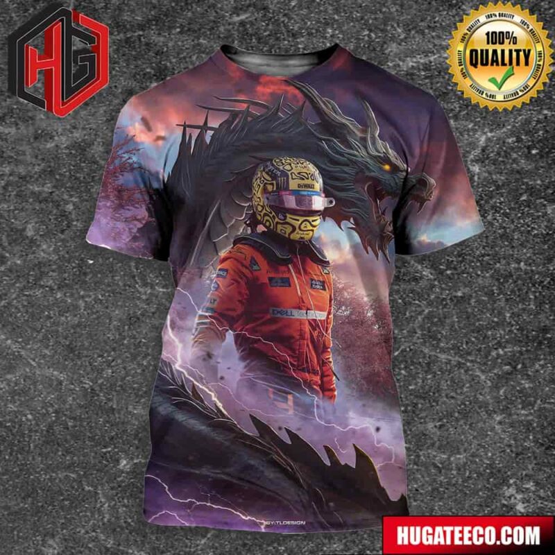 Lando Norris F1 Chinese Gp Designed By Tl Design 3D T-Shirt