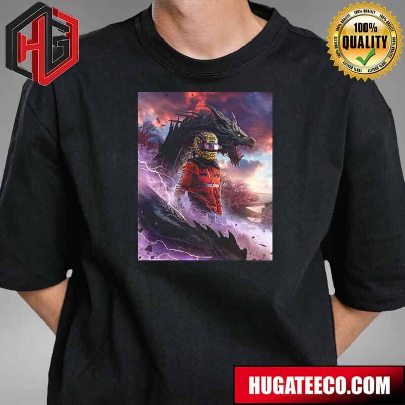Lando Norris F1 Chinese Gp Designed By Tl Design T-Shirt