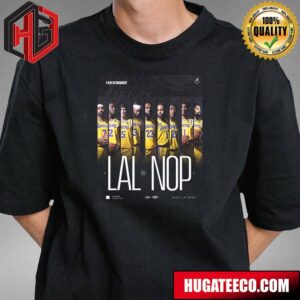 Lebron James And Los Angeles Lakers Squad NBA Play-In Tournament T-Shirt