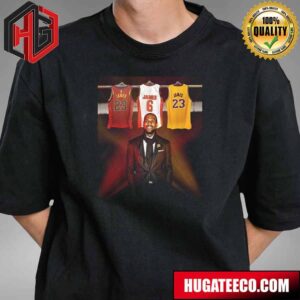 Lebron James From 3 Different Franchises NBA T-Shirt