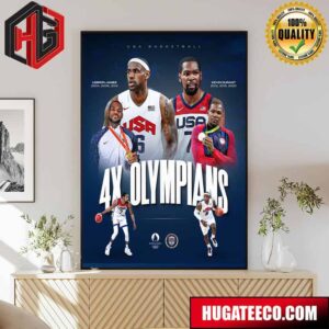 Legends Of USA Basketball Four Fourth Olympic Games Poster Canvas