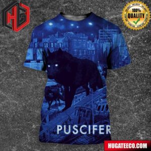 Limited Edition Puscifer Poster On April 2nd 2024 At Boch Center Boston Ma 3D T-Shirt
