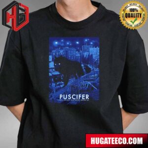 Limited Edition Puscifer Poster On April 2nd 2024 At Boch Center Boston Ma T-Shirt