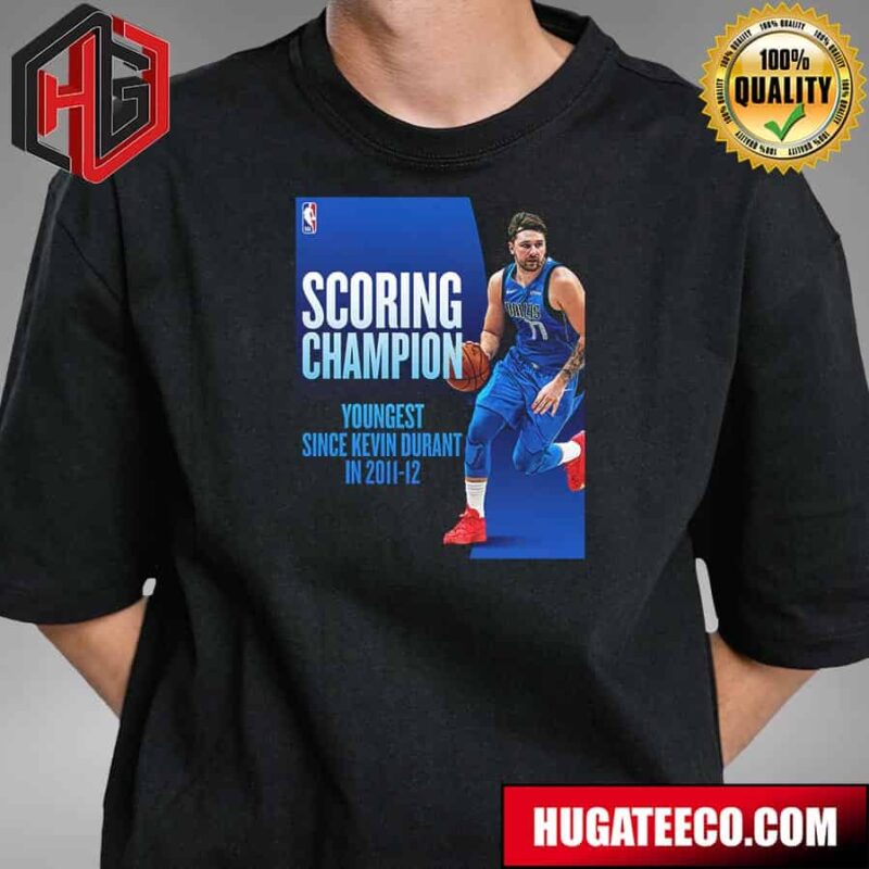 Luka Doncic NBA The Youngest Scoring Champ In 12 Years T-Shirt