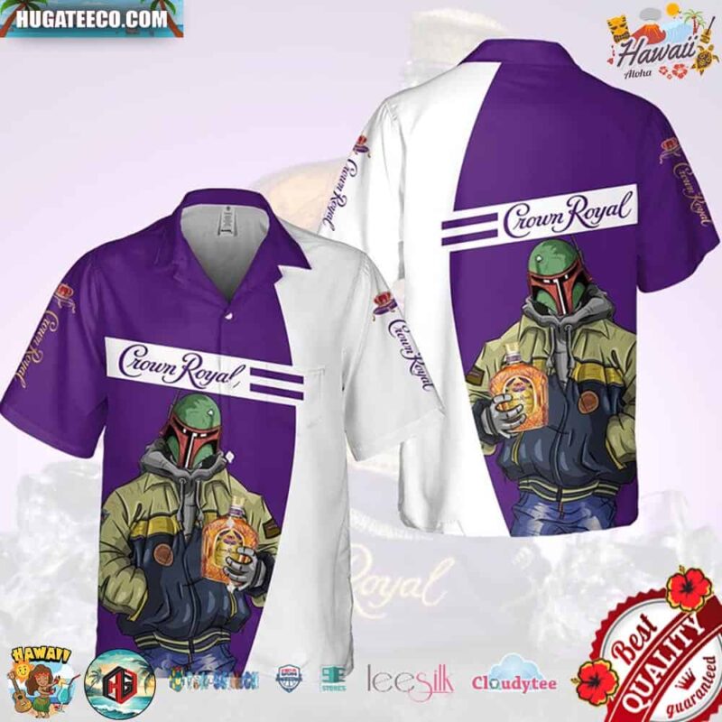 Mandalorian And Crown Royal Hawaiian Shirt