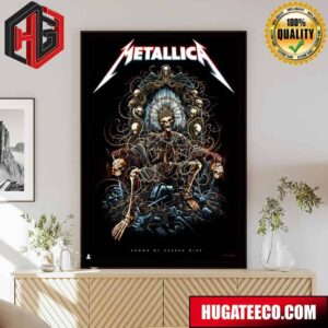 Metallica Crown Of Barbed Wire Celebration The Band’s Latest Full-Length Release 72 Seasons By Milestsang Home Decor Poster Canvas