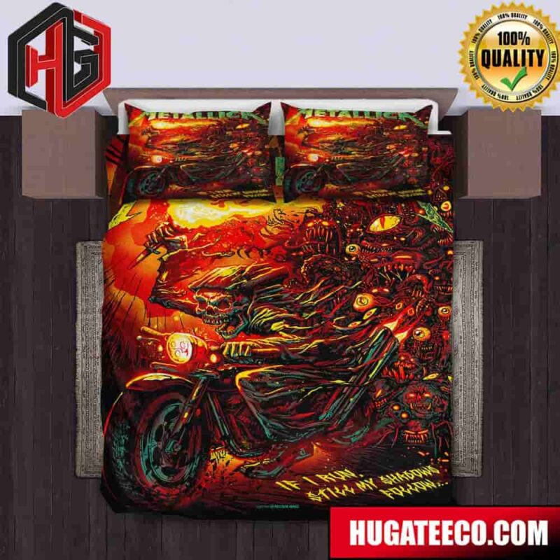 Metallica If I Run Still My Shadows Follow Poster Merchandise 72 Seasons Luxury Bedding Set