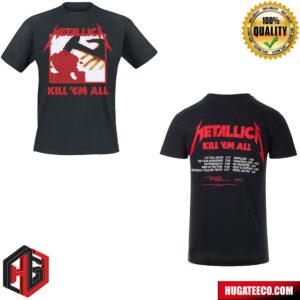 Metallica Kill ‘Em All Heavy Metal Rock Band Merchandise Two Sides T-Shirt