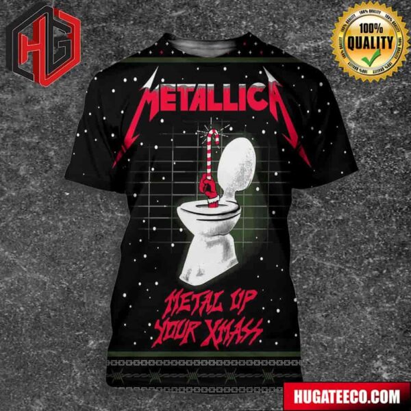Metallica Metal Up Your Xmass All Over Print Shirt