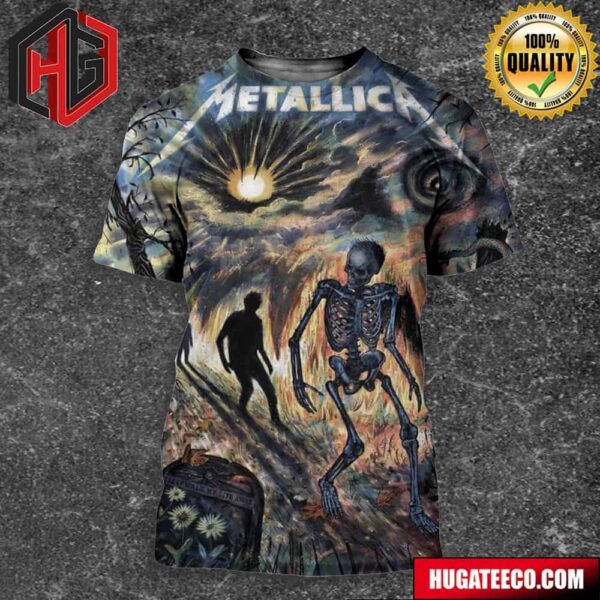 Metallica Sleepwalk My Life Away All Six Fifth Member Exclusive Limited Edition Poster Merchandise 72 Seasons Merchandise All Over Print Shirt