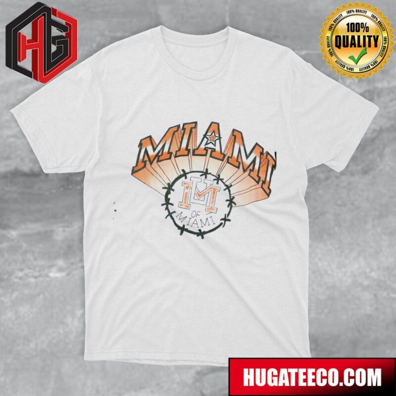 Miami Hurricanes Cactus Jack Goes Back To College Travis Scott x Fanatics x Mitchell And Ness With NCAA March Madness 2024 T-Shirt
