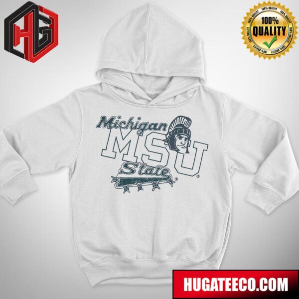 Michigan State Spartans  Cactus Jack Goes Back To College Travis Scott X Fanatics X Mitchell And Ness With NCAA March Madness 2024 Merchandise Hoodie T-Shirt