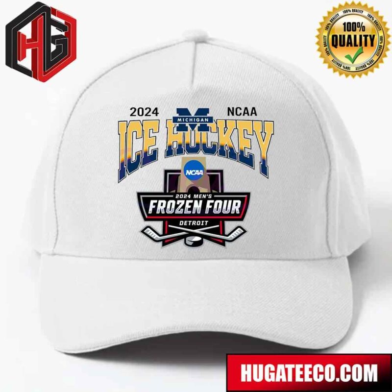Michigan Wolverines NCAA 2024 Men’s Frozen Four Ice Hockey Detroit Hat-Cap