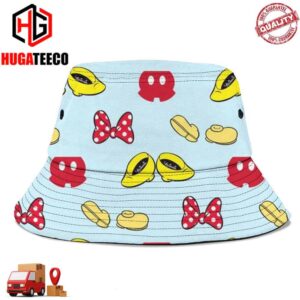 Mickey Mouse Accessories Summer Headwear Bucket Hat-Cap For Family