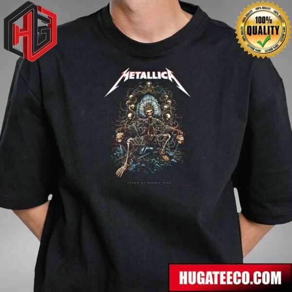 Miles Tsang’s Crown Of Barbed Wire Poster The Met Store Metallica Merchandise Exclusive To Fifth Members T-Shirt