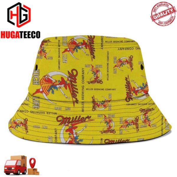 Miller Brewing Company Crafted Elegance The Artistry Of Brewing Excellence Summer Headwear Bucket Hat-Cap For Family