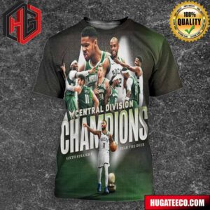 Milwaukee Bucks Is Central Division Champions For The Sixth-Straight Season Fear The Deer All Over Print Shirt