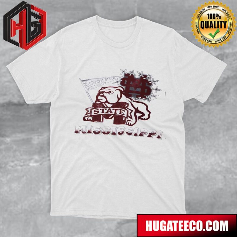 Mississippi State Bulldogs Cactus Jack Goes Back To College Travis Scott x Fanatics x Mitchell And Ness With NCAA March Madness 2024 T-Shirt