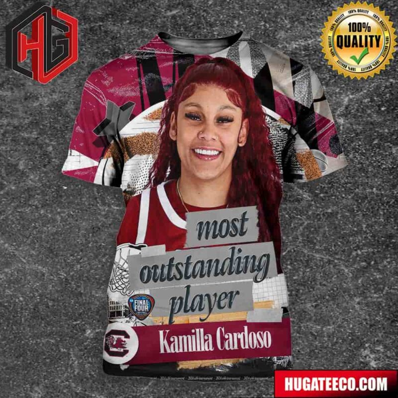 Most Outstanding Player Kamilla Cardoso NCAA March Madness 3D T-Shirt