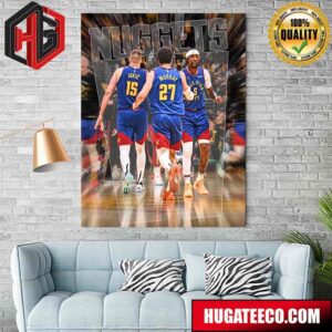 NBA Trio Denver Nuggets Poster Canvas