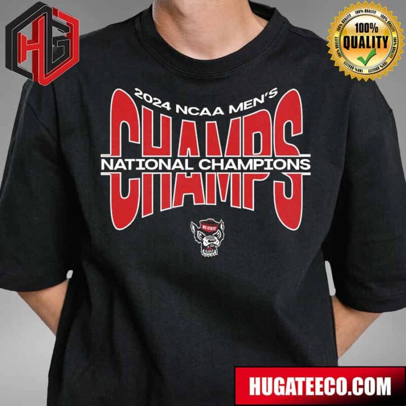 NC State Wolfpack Nike 2024 NCAA Mens Basketball National Champions March Madness Unisex T-Shirt