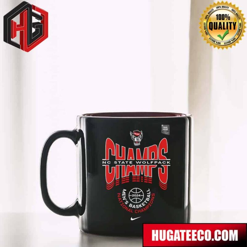 NC State Wolfpack Nike 2024 NCAA Men’s Basketball National Champions March Madness Ceramic Mug