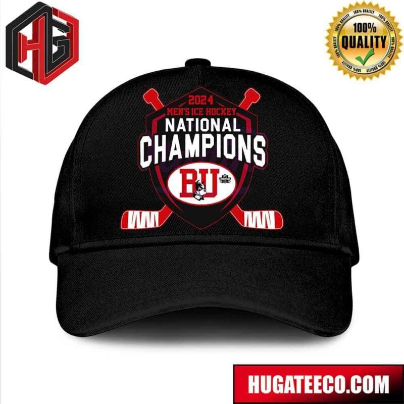 NCAA Mens Frozen Four Ice Hockey National Champions Boston University Hat Cap