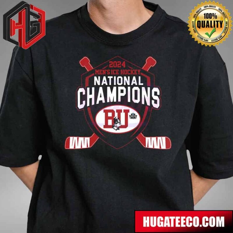 NCAA Mens Frozen Four Ice Hockey National Champions Boston University T-Shirt