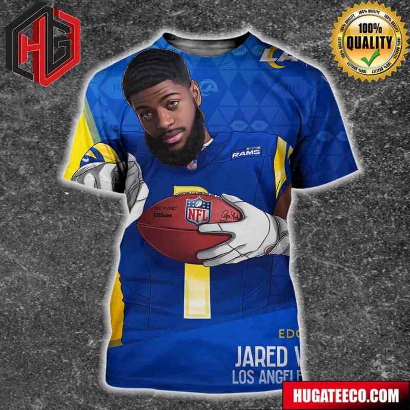 NFL Draft 2024 Edge Fsu Jared Verse Los Angeles Rams All Over Print Shirt