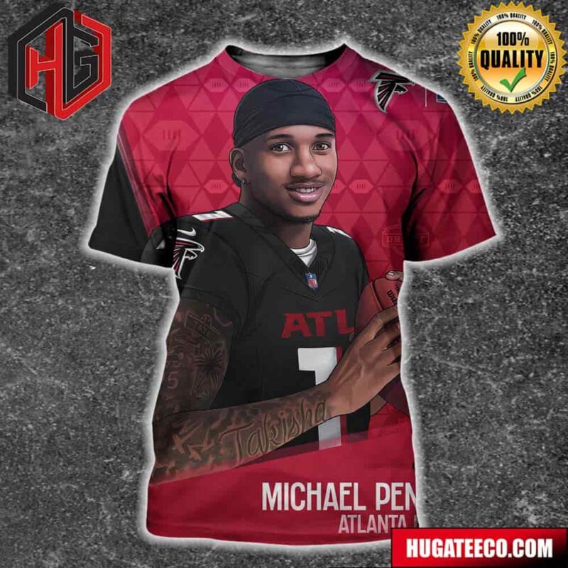NFL Draft 2024 Michael Penix Jr Headed To The Atlanta Falcons All Over Print Shirt