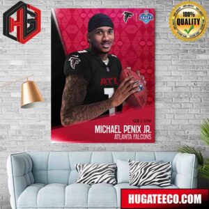 2024 NFL Draft Michael Penix Jr Headed To The Atlanta Falcons Poster Canvas
