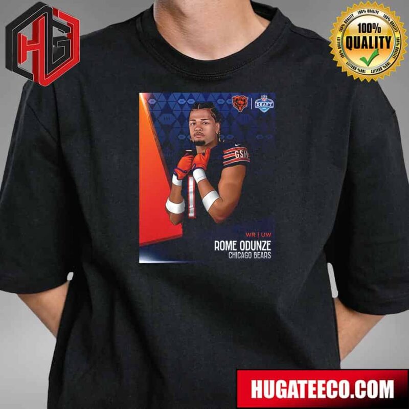 2024 NFL Draft New Home For Rome Odunze Chicago Bears T-Shirt