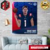 2024 NFL Draft Qb Michigan J J Mccarthy Minnesota Vikings From National Champ To Top 10 Pick Poster Canvas