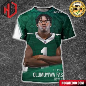 NFL Draft 2024 T Penn State Olumuyiwa Fahanu Blocking For The New York Jets All Over Print Shirt