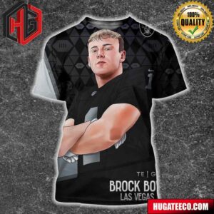 NFL Draft 2024 Te Georgia Brock Bowers Las Vegas Raiders All Over Print Shirt