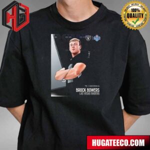 2024 NFL Draft Te Georgia Brock Bowers Las Vegas Raiders T-Shirt