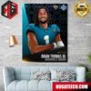 NFL Draft 2024 Cb Alabama Terrion Arnold Detroit Lions Poster Canvas