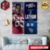 NFL Draft Detroit 24 The Pick Is In Olumuyiwa Fashanu Of New York Jets Ot Penn State Picks 11 Round 1 Poster Canvas